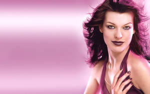 Milla Jovovich Actress Edit Violet 2000s Wallpaper