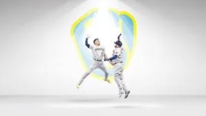 Milwaukee Brewers Jumping Wallpaper