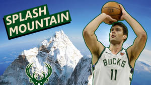 Milwaukee Bucks Brook Lopez Cover Wallpaper