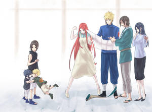 Minato And Kushina Of Uzumaki Clan Wallpaper