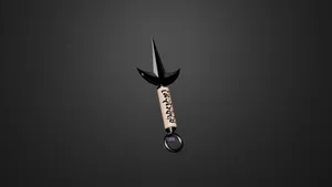 Minato Kunai Weapon Black Background Wallpaper