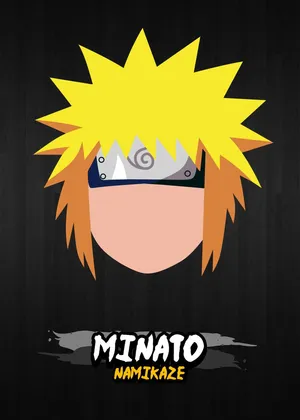 Minato Namikaze Icon Art Wallpaper
