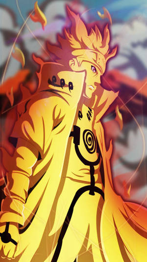 Minato Surrounding With Fire Wallpaper