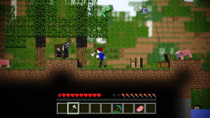 Minecraft 3d Action Adventure Wallpaper