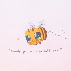 Minecraft Bee Artwork Wallpaper