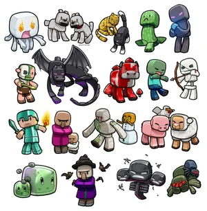 Minecraft - Pixel Art By Sassy Wallpaper