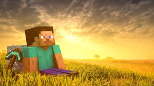 Minecraft Steve 1080p Gaming Wallpaper