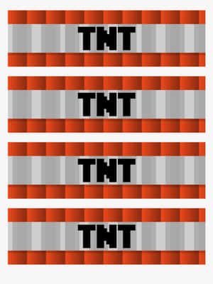 Minecraft Tnt Label Patterns Wallpaper