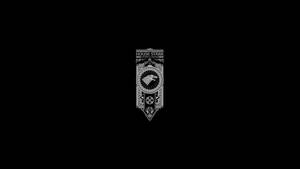 Minimal House Stark Sigil Banner Wallpaper