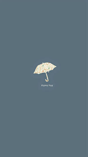 Minimal Tiny Umbrella Wallpaper