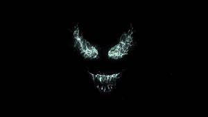 Minimal Venom Face Smoke Wallpaper