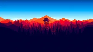 Minimalist 1366x768 Graphic Wallpaper