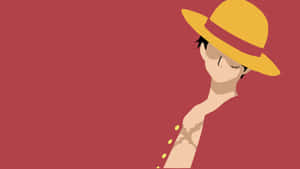 Minimalist Aesthetic Of One Piece Anime Character Wallpaper