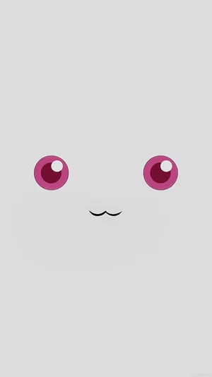 Minimalist Anime Phone Kyubey Wallpaper