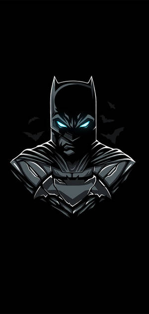 Minimalist Batman Arkham Knight Iphone X Wallpaper
