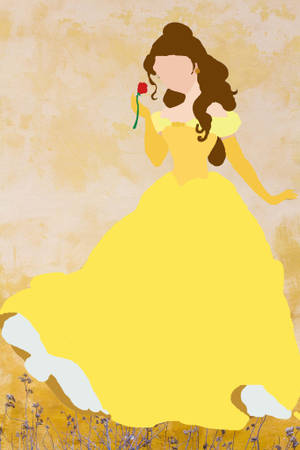 Minimalist Belle Wallpaper