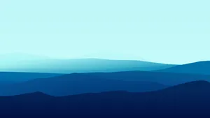 Minimalist Blue Shades Wallpaper