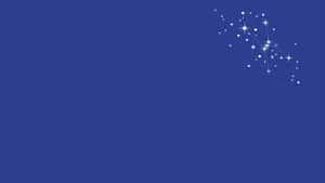 Minimalist Blue Sparkle Stars Wallpaper