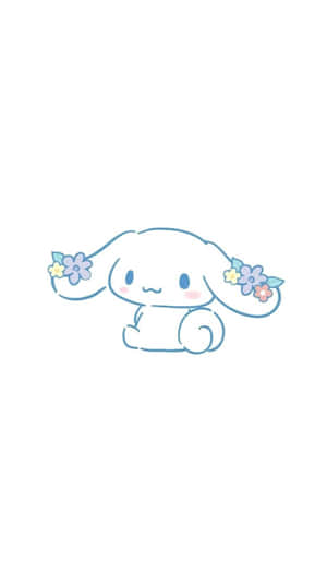 Minimalist Cinnamoroll Sanrio Wallpaper