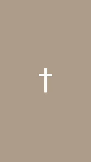 Minimalist Cute Girly Cross Wallpaper
