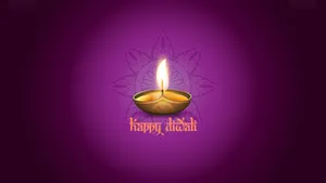 Minimalist Diwali Design Wallpaper