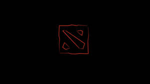 Minimalist Dota 2 Gaming Logo Wallpaper