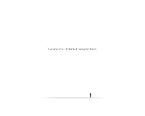 Minimalist Excuse Me Quote Wallpaper