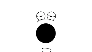 Minimalist Family Guy Brian Wallpaper