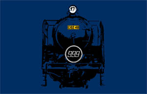 Minimalist Galaxy Express 999 Artwork Wallpaper