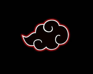 Minimalist Glowing Akatsuki Cloud Wallpaper