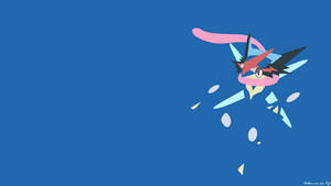 Minimalist Greninja Wallpaper