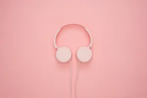 Minimalist Item In Pastel Pink Wallpaper