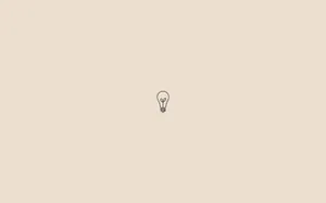 Minimalist Lightbulb Idea Concept Wallpaper