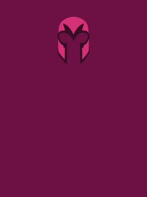 Minimalist Magneto Helmet Wallpaper