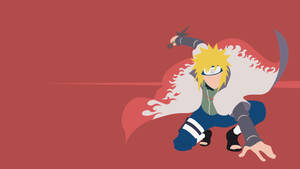 Minimalist Minato Art Wallpaper