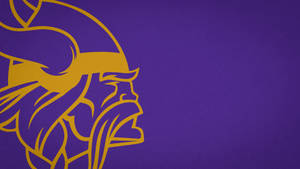 Minimalist Minnesota Vikings Icon Wallpaper