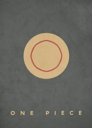 Minimalist One Piece Anime Poster Wallpaper
