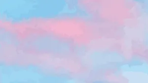 Minimalist Pink Blue Cotton Candy Wallpaper