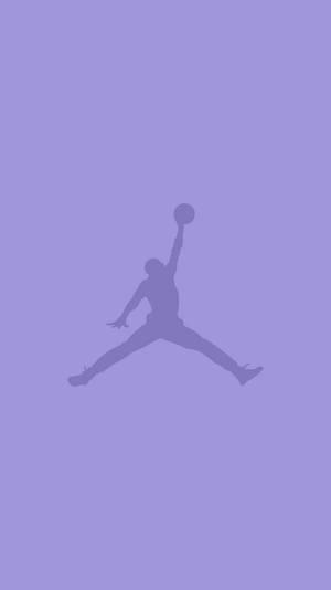 Minimalist Purple Jordan Art Wallpaper