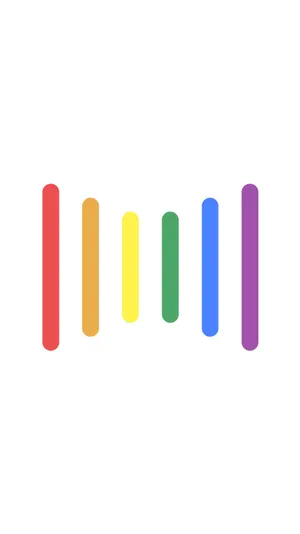 Minimalist Rainbow Lines Lgbt Iphone Wallpaper