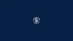 Minimalist San Diego Padres Emblem Wallpaper