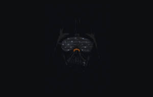 Minimalist Star Wars Dark Vader Mask Wallpaper