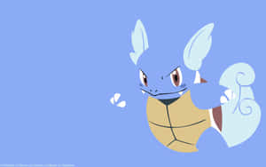 Minimalist Wartortle Wallpaper