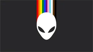 Minimalist White Mask Proud Wallpaper