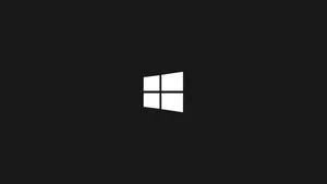 Minimalist Windows 10 Hd White Logo Wallpaper