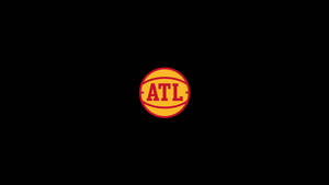 Minimalist Yellow Atlanta Hawks Wallpaper