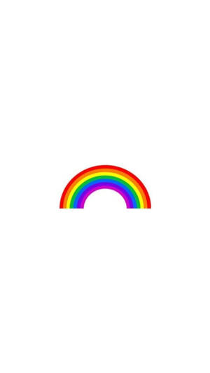 Minimalistic Rainbow Lgbt Phone Wallpaper
