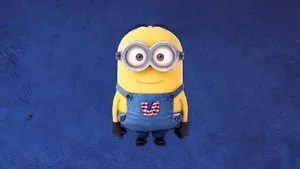 Minion Desktop In Overall With American Flag Wallpaper