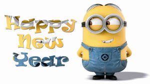 Minion Happy New Year Wallpaper