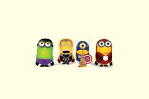 Minions Marvel Avengers Wallpaper